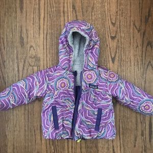 Toddler Reversible Winter jacket with hood